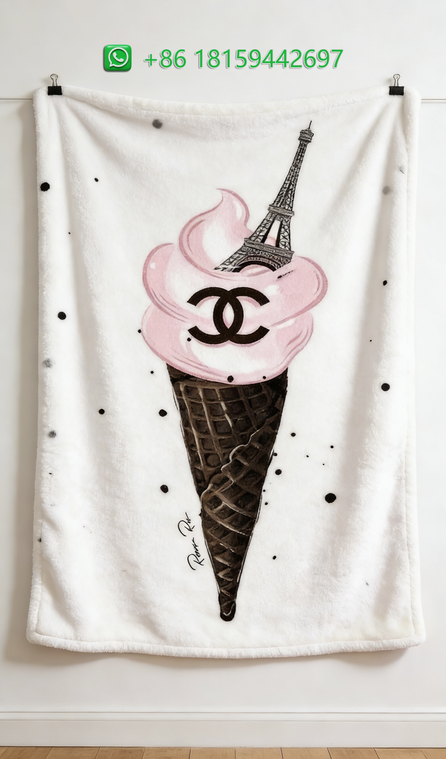Chanel Throw Blankets